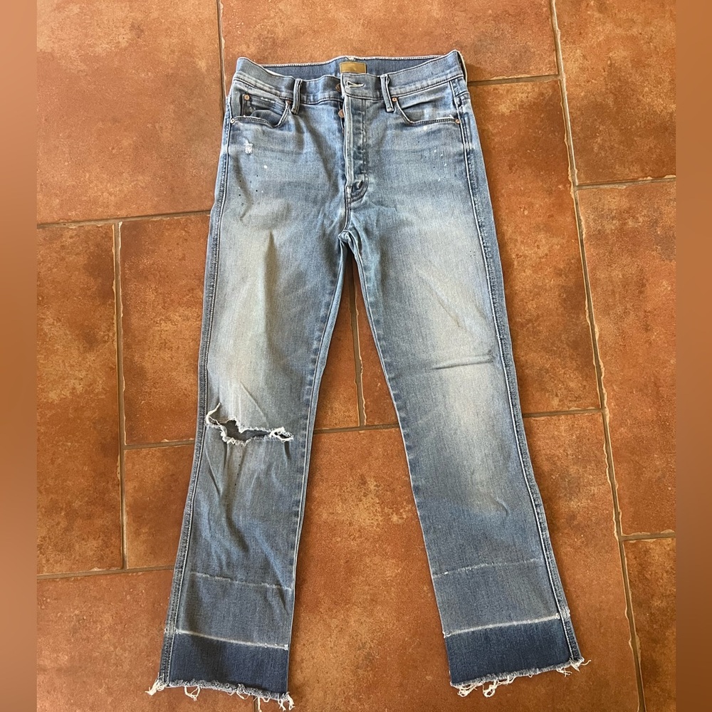 Cropped Mother Jeans